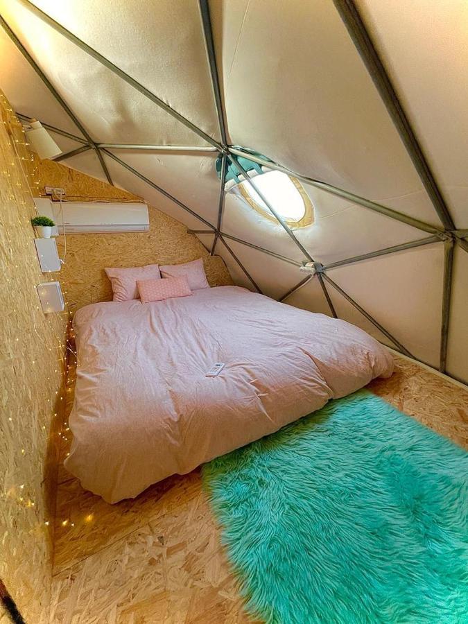 Olive Dome - כיפה גיאודזית ענקית ומודרנית בין עצי הזית Yavneʼel Exterior foto